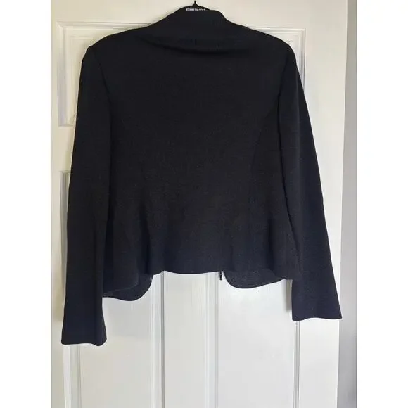 St. John Dress & Jacket Set Sz 6 Black Embellished Knit Evening Outfit - Picture 10 of 16